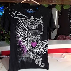 Rock & Roll Cowgirl shirt, size medium